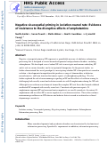 Cover page: Negative visuospatial priming in isolation-reared rats: Evidence of resistance to the disruptive effects of amphetamine