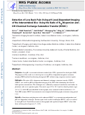 Cover page: Detection of low back pain using pH level‐dependent imaging of the intervertebral disc using the ratio of R1ρ dispersion and −OH chemical exchange saturation transfer (RROC)