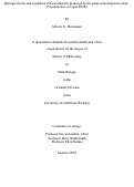 Cover page: Biological roles and regulation of biosurfactants produced by the plant-colonizing bacterium Pseudomonas syringae B728a