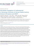 Cover page: Subcellular Propagation of Cardiomyocyte β-Adrenergic Activation of Calcium Uptake Involves Internal β-Receptors and AKAP7