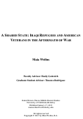 Cover page: A SHARED STATE: IRAQI REFUGEES AND AMERICAN VETERANS IN THE AFTERMATH OF WAR