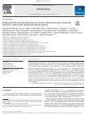 Cover page: Prognostic Role of Gene Mutations in Chronic Myelomonocytic Leukemia Patients Treated With Hypomethylating Agents.