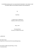 Cover page: California air quality: An analysis of the impact of COVID19 and wildfire in indoor and outdoor emission measurements.