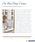 Cover page: On Bus-Stop Crime
