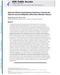 Cover page: Rapid and Efficient Spatiotemporal Monitoring of Normal and Aberrant Cytosine Methylation within Intact Zebrafish Embryos.