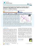 Cover page: Improving the Electrochemical Properties of Carbon Paper as Cathodes for Microfluidic Fuel Cells by the Electrochemical Activation in Different Solutions
