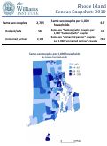 Cover page: Rhode Island Census Snapshot: 2010