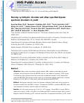 Cover page: Parsing cyclothymic disorder and other specified bipolar spectrum disorders in youth