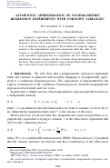 Cover page: Asymptotic approximation of nonparametric regression experiments with unknown variances