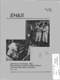 Cover page: Environmental and Health Safety Summary of Activities 1992