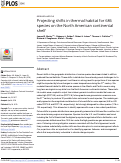 Cover page: Projecting shifts in thermal habitat for 686 species on the North American continental shelf.