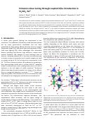 Cover page: Emission colour tuning through coupled N/La introduction in Sr
              <sub>2</sub>
              SiO
              <sub>4</sub>
              :Eu
              <sup>2+</sup>