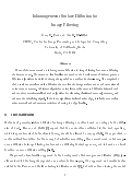 Cover page: Inhomogeneous Surface Diffusion for Image £ltering