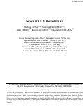 Cover page: Nonabelian Monopoles