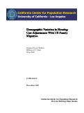 Cover page: Demographic Variation in Housing Cost Adjustments With US Family Migration