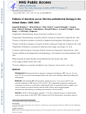 Cover page: Patterns of Efavirenz use as First-Line Antiretroviral Therapy in the United States: 1999–2015