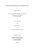 Cover page: Efficient inference algorithms for near-deterministic systems