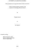 Cover page: Policy Optimization for Long-Term Fairness in Decision Systems