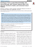 Cover page: Autologous Tumor Lysate-Pulsed Dendritic Cell Immunotherapy with Cytokine-Induced Killer Cells Improves Survival in Gastric and Colorectal Cancer Patients