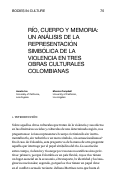 Cover page: Río, cuerpo, y memoria: un análisis de la representación simbólica de la violencia en tres obras culturales colombianas