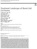 Cover page: Treatment Landscape of Renal Cell Carcinoma
