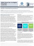Cover page of Whole Person Care Policy Brief: Los Angeles County Recuperative Care Program Reduces Emergency Department and Inpatient Admissions for Adults Experiencing Homelessness