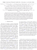 Cover page: Highly anisotropic thermal conductivity of arsenene: An ab initio study