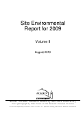 Cover page: Site Environmental Report for 2009, Volume 2