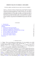 Cover page: Derived Traces of Soergel Categories