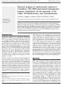 Cover page: Genomic analysis of Hyphomonas neptunium contradicts 16S rRNA gene-based phylogenetic analysis: implications for the taxonomy of the orders ‘Rhodobacterales’ and Caulobacterales