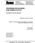 Cover page: Mortgage Terminations, Heterogeneity, and the Exercise of Mortgage Options