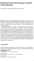 Cover page: Distributed Task-Parallel Topology-Controlled Volume Rendering