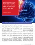 Cover page: Psychological Mechanisms of Self-Control