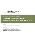 Cover page: Public Sector Jobs: Opportunities for Advancing Racial Equity