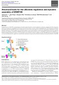 Cover page: Structural basis for the allosteric regulation and dynamic assembly of DNMT3B.