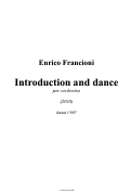 Cover page: Introduction and dance