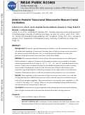 Cover page: Anterior-posterior transcranial ultrasound to measure cranial oscillations.