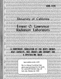 Cover page: A CONVENIENT TABULATION OF THE DEBYE ENERGY, HEAT CAPACITY, FREE ENERGY AND ENTROPY FOR A CRYSTALLINE SOLID