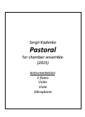 Cover page: Pastoral