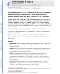 Cover page: Fibroblast growth factor family aberrations as a putative driver of head and neck squamous cell carcinoma in an epidemiologically low‐risk patient as defined by targeted sequencing