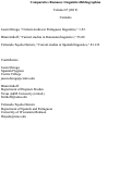 Cover page of <strong>Comparative Romance Linguistics Bibliographies</strong> Volume 67 (2019)