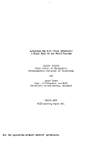 Cover page: Adjusting the U.S. Trade Imbalance: A Black Hole in the World of Economy