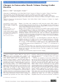 Cover page: Changes in Extraocular Muscle Volume During Ocular Duction.