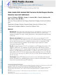 Cover page: Older Adults With Isolated Rib Fractures Do Not Require Routine Intensive Care Unit Admission