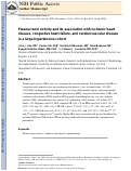 Cover page: Plasma Renin Activity and Its Association With Ischemic Heart Disease, Congestive Heart Failure, and Cerebrovascular Disease in a Large Hypertensive Cohort