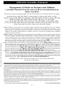 Cover page: Management of Stroke in Neonates and Children: A Scientific Statement From the American Heart Association/American Stroke Association