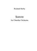 Cover page: Sorrow