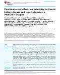 Cover page: Finerenone and effects on mortality in chronic kidney disease and type 2 diabetes: a FIDELITY analysis.