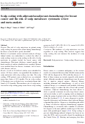 Cover page: Scalp cooling with adjuvant/neoadjuvant chemotherapy for breast cancer and the risk of scalp metastases: systematic review and meta-analysis