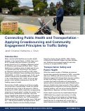 Cover page: Connecting Public Health and Transportation - Applying Crowdsourcing and Community Engagement Principles to Traffic Safety